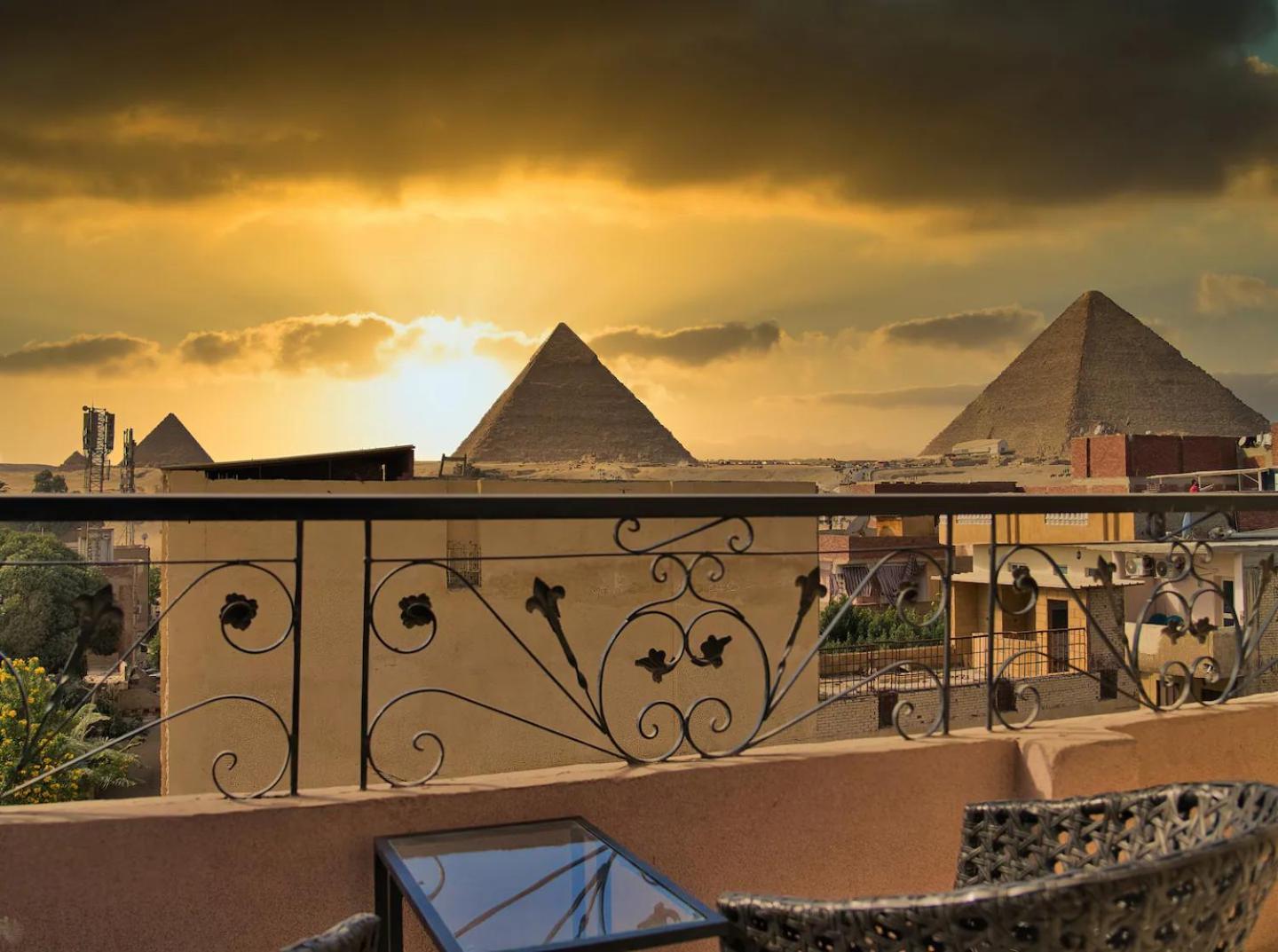 Narmer Pyramids View Kafret el-Gabal Eksteriør billede